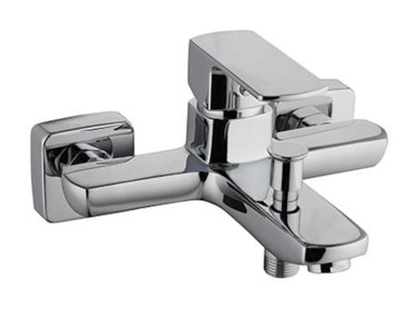 Bien BB01044102 Pirinç Çiftli Aç Kapa Solo Kare Banyo Bataryası Krom