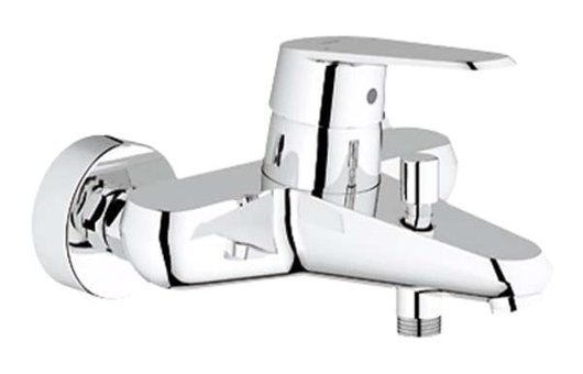 Grohe 33390 Krom Kaplama Çiftli Aç Kapa Yarı Ankastre Kare Banyo Bataryası Krom
