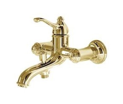 Kale Artdecor Pirinç Çiftli Aç Kapa Solo Kuğu Banyo Bataryası Altın