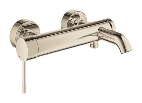 Grohe 33624BE1 Krom Kaplama Çiftli Aç Kapa Yarı Ankastre Kuğu Banyo Bataryası Krom