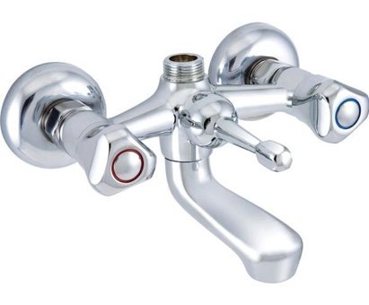 Gms Pirinç Çiftli Çevirmeli Solo Yuvarlak Banyo Bataryası Krom