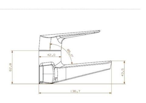 Creavit BV2500 Krom Kaplama Çiftli Aç Kapa Solo Kare Banyo Bataryası Krom