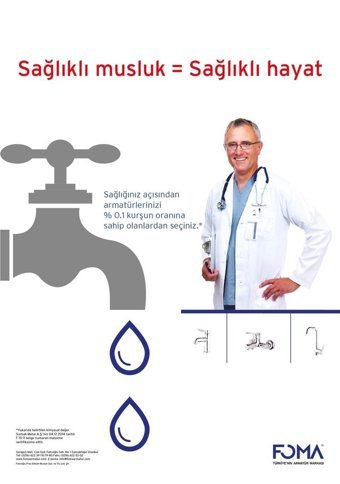 Foma Pirinç Çiftli Aç Kapa Yarı Ankastre Kuğu Banyo Bataryası Krom