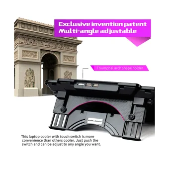Coolcold K24 1000 Rpm Sessiz 2 Fanlı Metal Laptop Soğutucu