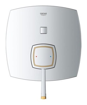 Grohe 24068IG0 Krom Kaplama Tekli Aç Kapa Yarı Ankastre Kare Banyo Bataryası Krom