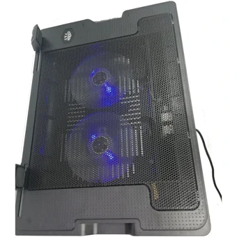 Dlax 1400 Rpm Mini Sessiz 2 Fanlı Rgb Plastik 17 İnç Laptop Soğutucu