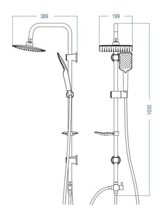 Artema A42535 Pirinç Çiftli Aç Kapa Banyo Bataryası Krom