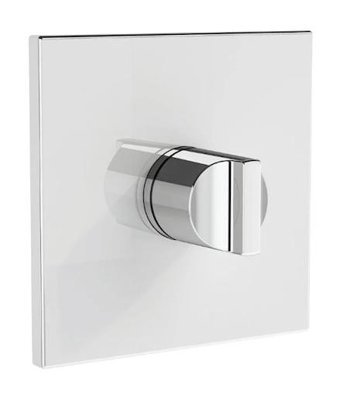 Artema A42875 Krom Kaplama Çiftli Aç Kapa Ankastre Kare Banyo Bataryası Gümüş