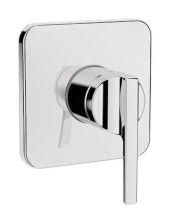 Artema A42287 Pirinç Çiftli Aç Kapa Ankastre Kare Banyo Bataryası Krom