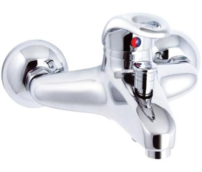 Gms RS220 Pirinç Çiftli Aç Kapa Solo Kare Banyo Bataryası Krom