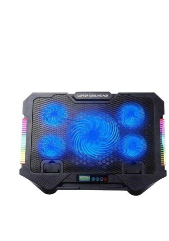 Breeze S500 Mini Sessiz 5 Fanlı Rgb Metal 17.3 İnç Gaming Laptop Soğutucu