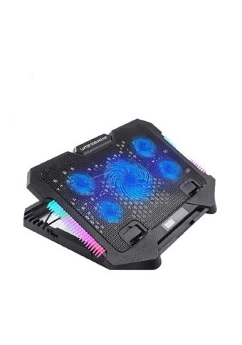 Breeze S500 Mini Sessiz 5 Fanlı Rgb Metal 17.3 İnç Gaming Laptop Soğutucu