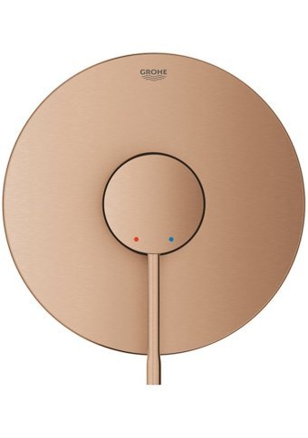 Grohe 24057DL1 Krom Kaplama Tekli Aç Kapa Yarı Ankastre Kare Banyo Bataryası Bakır
