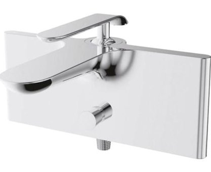 Creavit BL2502 Pirinç Çiftli Aç Kapa Ankastre Kare Banyo Bataryası Krom