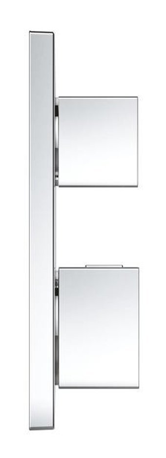 Grohe Grohtherm Krom Kaplama Tekli Aç Kapa Dereceli Yarı Ankastre Kare Banyo Bataryası Krom