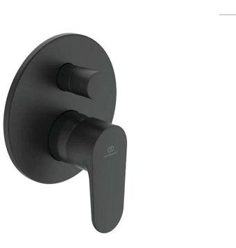 Ideal Standard Cerafine Pirinç Tekli Aç Kapa Ankastre Kare Banyo Bataryası Siyah