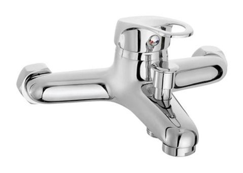 Erce Pirinç Çiftli Aç Kapa Solo Yuvarlak Banyo Bataryası Krom