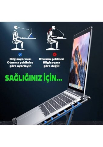 Coofbe Sessiz 2 Fanlı Laptop Soğutucu