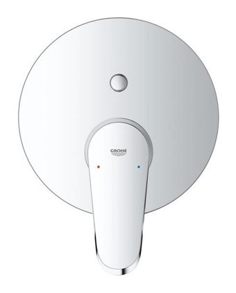 Grohe Eurodisc Cosmopolitan Krom Kaplama Tekli Aç Kapa Yarı Ankastre Kare Banyo Bataryası Krom