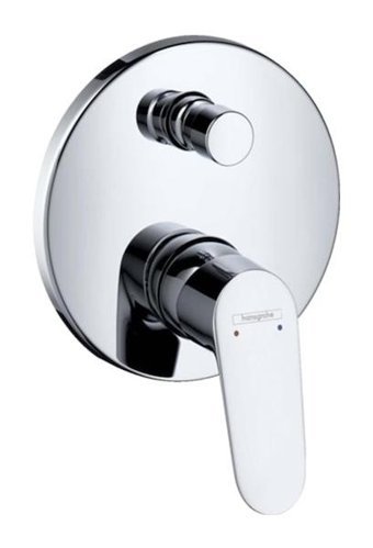 Hansgrohe Focus Pirinç Tekli Aç Kapa Ankastre Kare Banyo Bataryası Krom