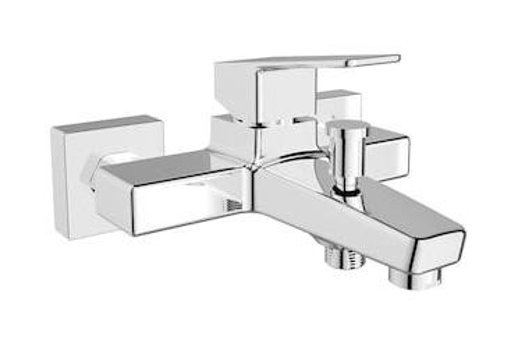 Kale Basics Metal Çiftli Aç Kapa Solo Kare Banyo Bataryası Krom