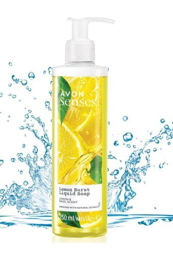Avon Senses Burst Ananas-Mango-Papatya Nemlendiricili Organik 250 ml Sıvı Sabun
