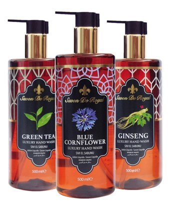 Savon De Royal Karma Paket Yeşil Çay-Ginseng 3'lü 500 ml Sıvı Sabun