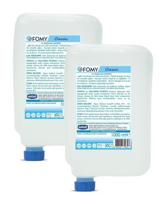 Fomy Classic Turunçgiller-Okaliptüs Antibakteriyel 2'li 1000 ml Sıvı Sabun