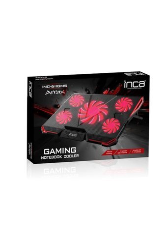 Inca Inc-611 2200 Rpm Mini Sessiz 5 Fanlı Metal 17 İnç Gaming Laptop Soğutucu