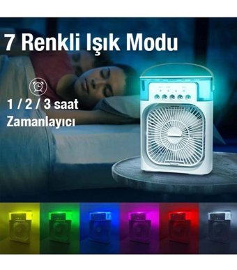 Kitchen Time Mini Sessiz Masaüstü Buharlı Vantilatör