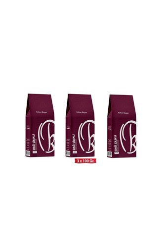 Kahve Diyarı Dağ Çilekli Orta Kavrulmuş Türk Kahvesi 3x100 gr