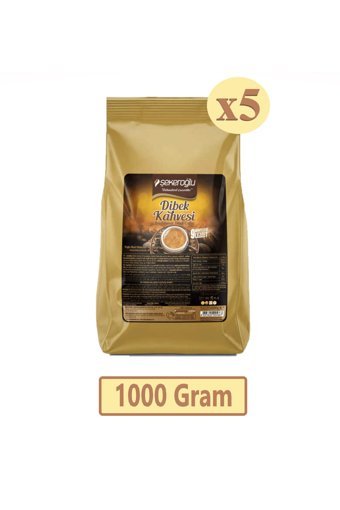 Şekeroğlu Dibek Sade Orta Kavrulmuş Türk Kahvesi 5x1 kg