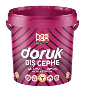 Haskan Doruk Dış Cephe Boyası Silikonlu 3 kg Turuncu
