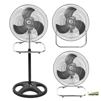Master MTR-F100 18 inç 3 Kademeli Yer Kullanımlı Sanayi Tipi Vantilatör
