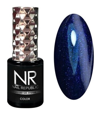 Nail Republic 457 Lacivert Kalıcı Simli Oje