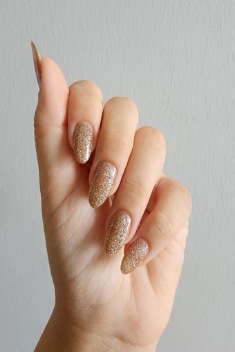 Mov Glitter No:8 Bakır Simli Oje