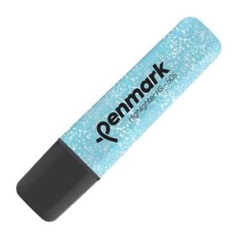 Penmark HS-505 Simli Metalik Mavi Fosforlu Kalem