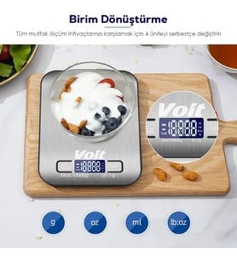 Voit SC20 Dijital Hassas 5 kg Mutfak Tartısı