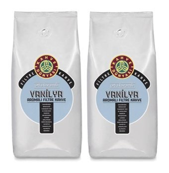 Kahve Dünyası Vanilya Aromalı Arabica Çekirdek Filtre Kahve 2x1 kg