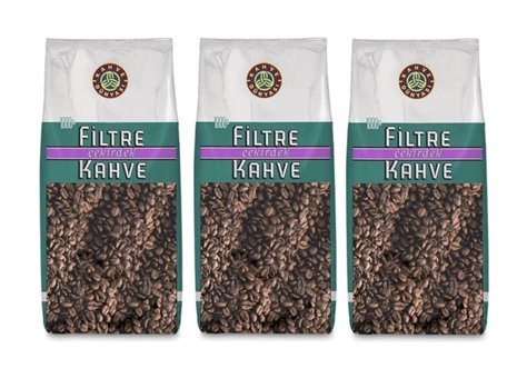 Kahve Dünyası Sade Güney Amerika Arabica Çekirdek Filtre Kahve 3x1 kg
