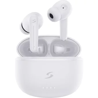 Soultech BH040B Su Geçirmez Tek Mikrofonlu 5.3 Silikonlu Gürültü Önleyici Kablosuz Kulak İçi Bluetooth Kulaklık Beyaz