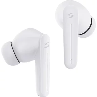 Soultech BH040B Su Geçirmez Tek Mikrofonlu 5.3 Silikonlu Gürültü Önleyici Kablosuz Kulak İçi Bluetooth Kulaklık Beyaz