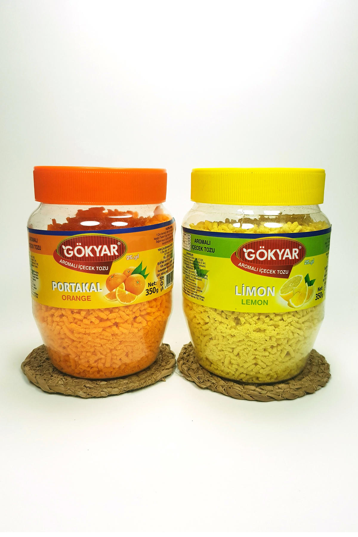Gökyar Portakal - Limon Aromalı İçecek Tozu 2'li 350 gr