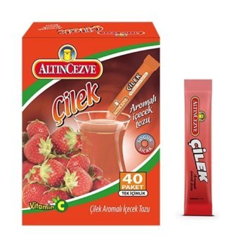 Altıncezve Tek İçimlik Çilek Aromalı İçecek Tozu 40'lı
