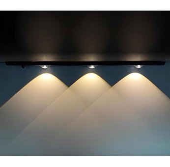 Cata CT-2464 3'lü Metal Sensörlü LED Aplik Siyah