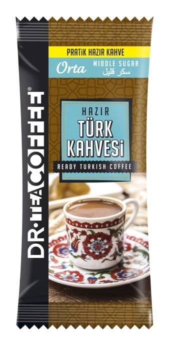 Dr. Tea Coffee Sade Orta Kavrulmuş Türk Kahvesi 24x9 gr