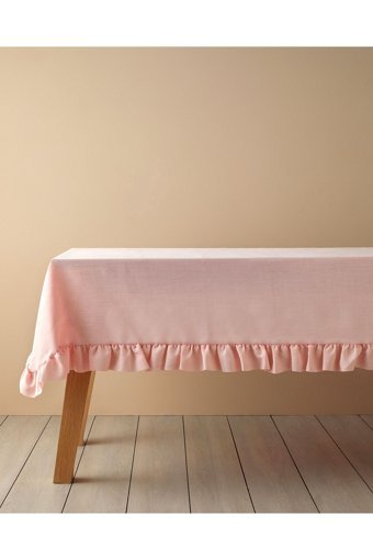 English Home Flor Pura Polyester 150x200 cm Dikdörtgen Masa Örtüsü Pembe