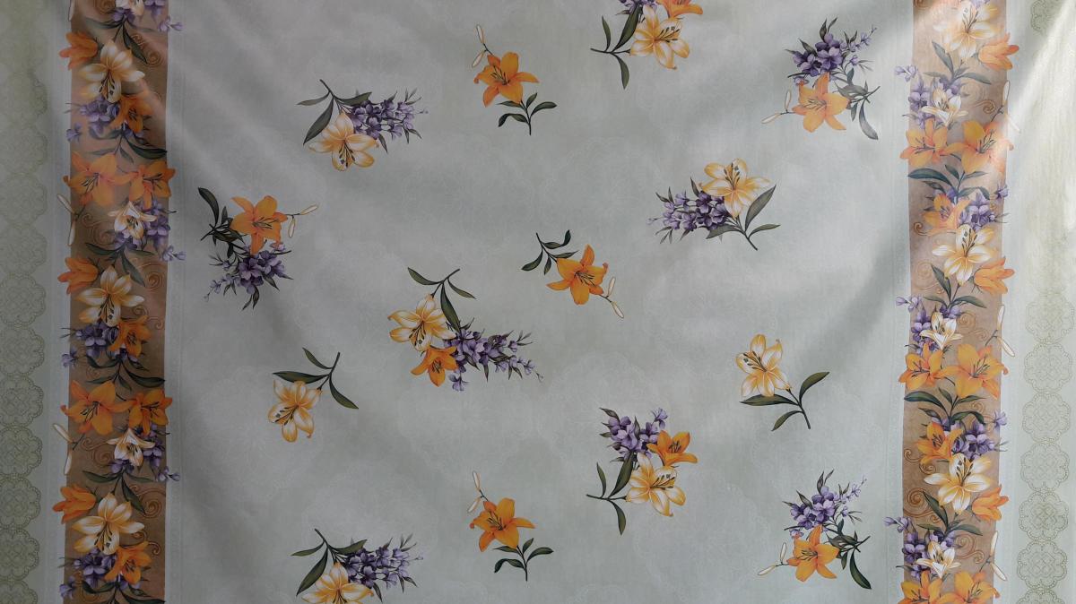 Florista Rana PVC 100 cm Kare Masa Örtüsü Yeşil