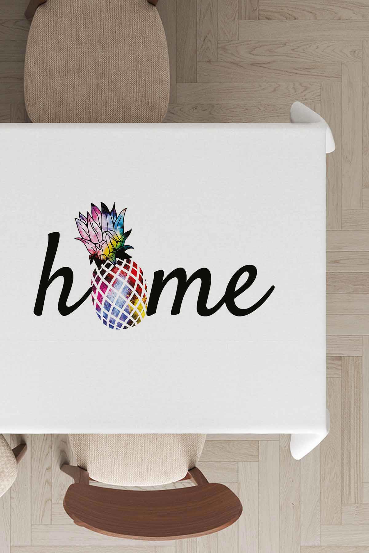 Viva Home MSO427 Tay Tüyü 140x240 cm Dikdörtgen Masa Örtüsü Beyaz