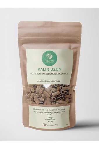 Legume Glutensiz Kalın Kesme Makarna 200 gr